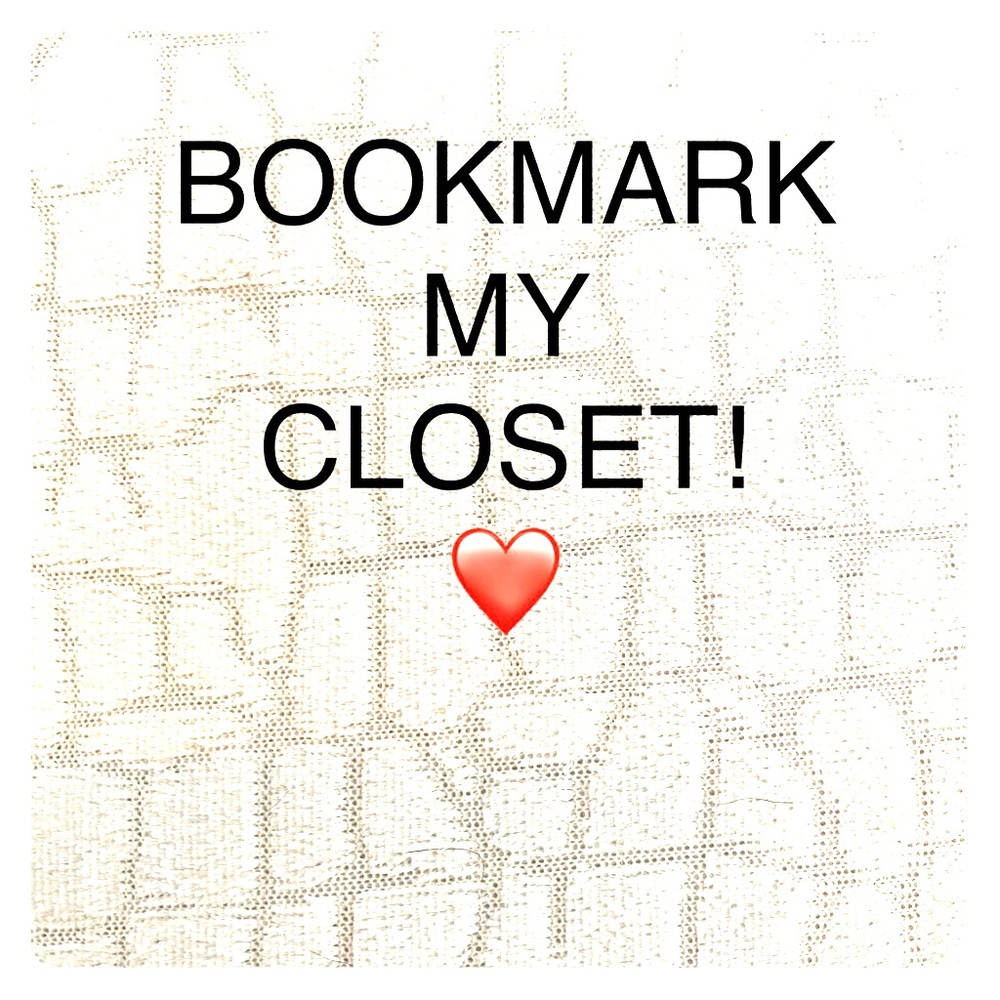 BOOKMARK MY CLOSET! ❤️